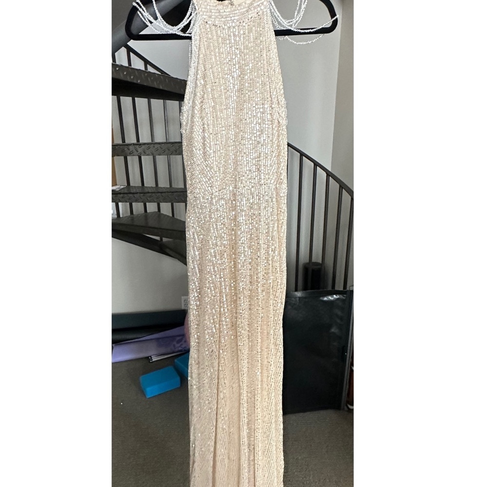 Elegant Sequin Evening Gown